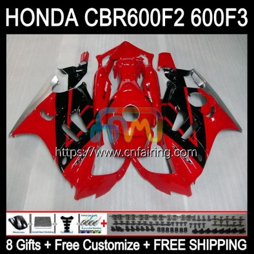 Injection Mold OEM For HONDA CBR 600 F3 FS CC CBR600F3 1995 1996 1997 1998 Body Red black CBR 600F3 CBR600FS CBR600 F3 95 96 97 98 Fairing 34HM.134