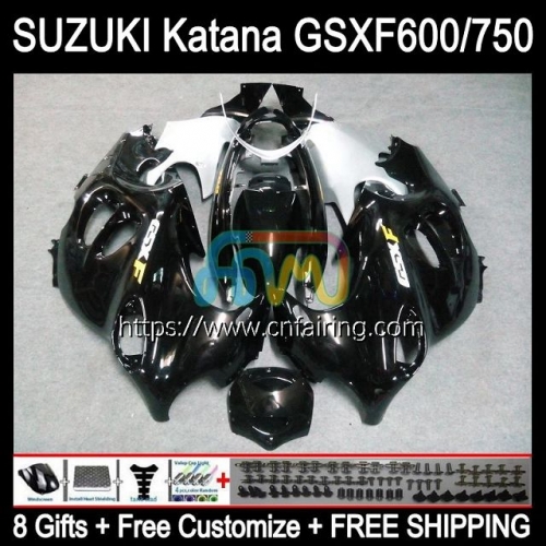 Body Kit For SUZUKI KATANA GSX750F GSXF600 GSXF-750 GSXF 600 750 GSX600F 03 04 05 White black 06 07 GSXF750 2003 2004 2005 2006 2007 Fairing 31HM.30