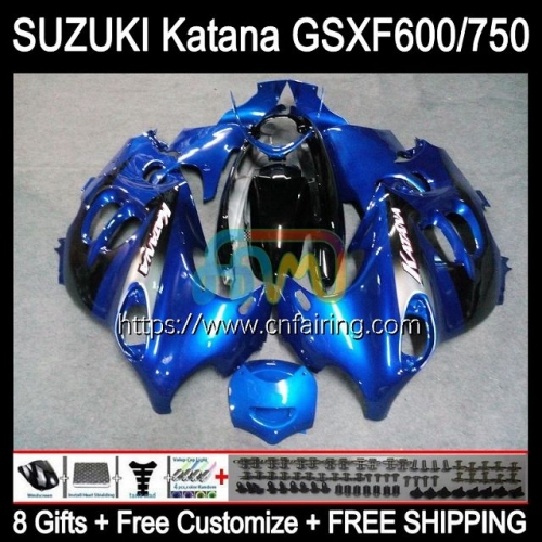 Body Kit For SUZUKI KATANA GSX750F GSXF600 GSXF-750 GSXF 600 750 GSX600F 03 04 05 06 07 GSXF750 2003 2004 2005 2006 Stock Blue 2007 Fairing 31HM.31