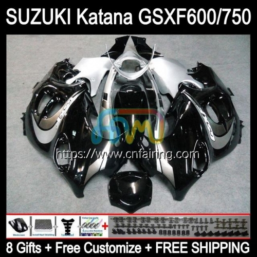 Body Kit For SUZUKI KATANA GSX750F GSXF600 GSXF-750 GSXF 600 750 GSX600F 03 04 White black 05 06 07 GSXF750 2003 2004 2005 2006 2007 Fairing 31HM.32