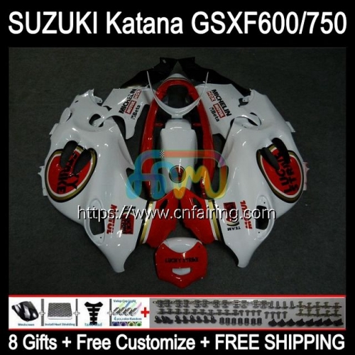 Body Kit For SUZUKI KATANA GSX750F GSXF600 GSXF-750 GSXF 600 Lucky Strike 750 GSX600F 03 04 05 06 07 GSXF750 2003 2004 2005 2006 2007 Fairing 31HM.13