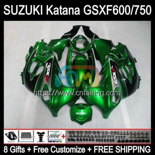 Body Kit For SUZUKI KATANA GSXF 600 Stock Green 750 GSX600F GSXF750 GSXF-600 GSX750F 98 99 00 01 02 GSXF600 1998 1999 2000 2001 2002 Fairing 30HM.35