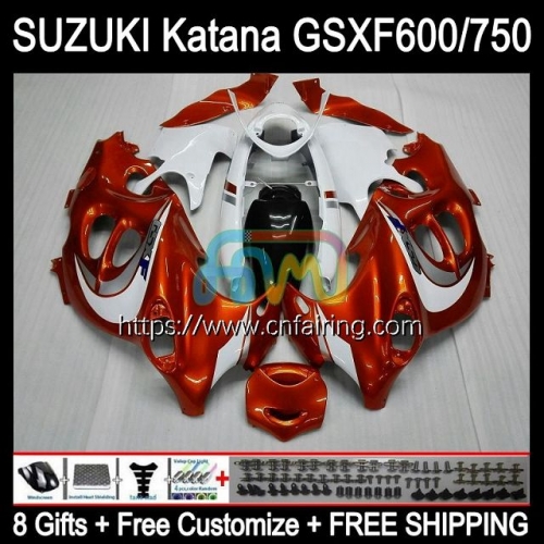 Body Kit For SUZUKI KATANA GSXF600 GSX750F GSXF 600 750 1998 1999 2000 Hot Orange 2001 2002 GSXF750 GSX600F GSXF-750 98 99 00 01 02 Fairing 30HM.74