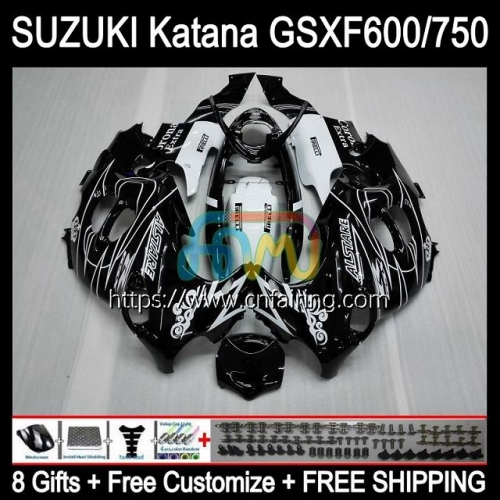 Body Kit For SUZUKI KATANA GSX750F GSXF600 GSXF-750 GSXF 600 750 GSX600F 03 04 05 06 07 GSXF750 2003 2004 2005 2006 2007 Black CORONA Fairing 31HM.43