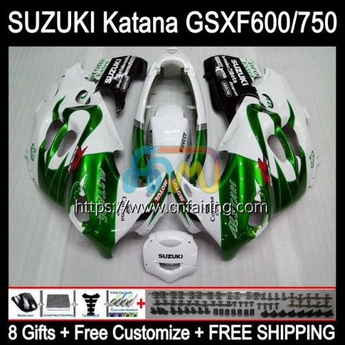 Body Kit For SUZUKI KATANA GSXF600 GSX750F GSXF 600 750 1998 1999 2000 2001 2002 GSXF750 Green CORONA GSX600F GSXF-750 98 99 00 01 02 Fairing 30HM.86