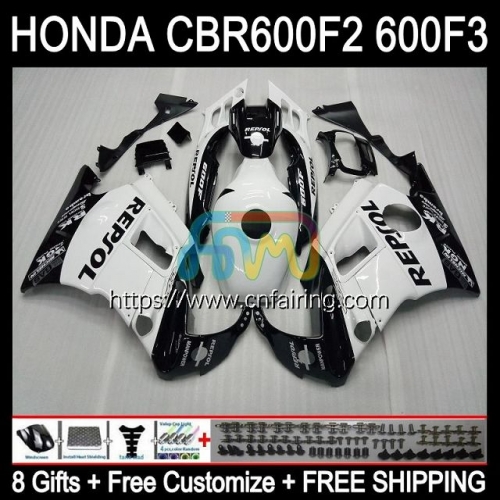 Injection Mold OEM For HONDA CBR 600 F3 FS CC CBR600F3 1995 1996 White Repsol 1997 1998 Body CBR 600F3 CBR600FS CBR600 F3 95 96 97 98 Fairing 34HM.185