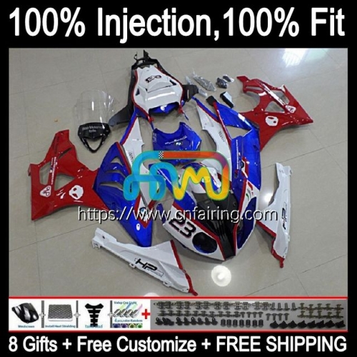 Injection Mold Kit For BMW S 1000 RR S-1000RR S1000RR Red blue hot 2015 2016 2017 2018 Body S1000-RR S 1000RR S1000 RR 15 16 17 18 OEM Fairing 5HM.97