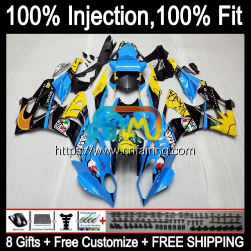 Injection Mold Kit For BMW S 1000 RR S-1000RR S1000RR 2015 2016 Shark fish 2017 2018 Body S1000-RR S 1000RR S1000 RR 15 16 17 18 OEM Fairing 5HM.101