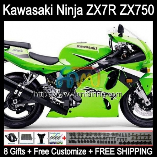 Bodywork Kit For KAWASAKI NINJA ZX7R Light Green ZX-7R ZX750 ZX 7R Body ZX 750 7 R 96 97 98 99 00 01 02 03 ZX-750 1996 1997 2003 OEM Fairings 3HM.1