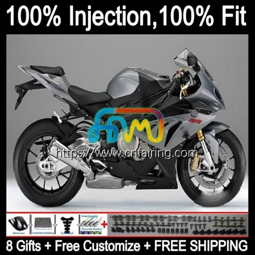 Injection Mold For BMW S1000 Grey Black RR S 1000RR 1000 RR S1000RR 09 10 11 12 13 14 Body S1000-RR 2009 2010 2011 2012 2013 2014 OEM Fairing 2HM.2