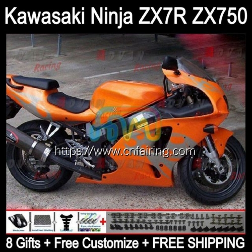 Bodywork Kit For KAWASAKI NINJA ZX7R ZX-7R ZX750 ZX 7R Body ZX 750 7 R 96 97 98 Light Orange 99 00 01 02 03 ZX-750 1996 1997 2003 OEM Fairings 3HM.29