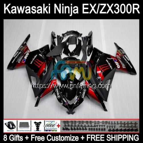 Injection mold For KAWASAKI NINJA ZX3R EX300 EX ZX Metal Red 300R ZX-3R Body ZX300R 13 14 15 16 17 EX-300 2013 2014 2015 2016 2017 Fairings 4HM.45