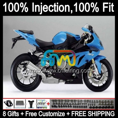 Injection Mold For BMW S1000 RR S 1000RR 1000 RR S1000RR 09 10 11 12 13 14 Body S1000-RR 2009 Blue black 2010 2011 2012 2013 2014 OEM Fairing 2HM.4