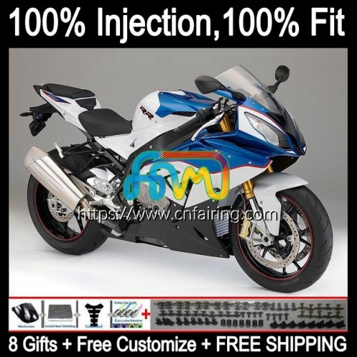 Injection Mold For BMW S1000 RR S 1000RR 1000 RR S1000RR 09 10 11 12 13 14 Body S1000-RR 2009 2010 2011 2012 White blue 2013 2014 OEM Fairing 2HM.38