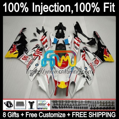 Injection Mold For BMW S1000 RR S1000RR 2009 2010 2011 2012 2013 2014 Body S1000-RR S 1000RR 1000 RR 09 10 11 12 13 14 OEM Fairing 2HM.90 White red