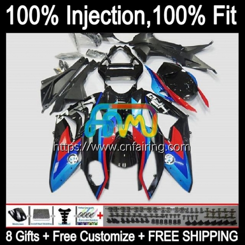 Injection Mold For BMW S1000 RR S1000RR 2009 2010 2011 Black blue 2012 2013 2014 Body S1000-RR S 1000RR 1000 RR 09 10 11 12 13 14 OEM Fairing 2HM.111