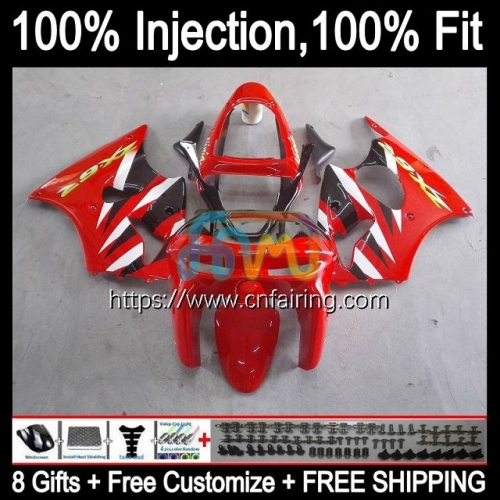 Injection mold Bodys For KAWASAKI NINJA ZZR-600 ZX600CC 2005 2006 2007 2008 ZX600 ZZR600 600CC ZZR 600 05 Red black 06 07 08 OEM Fairings 25HM.131