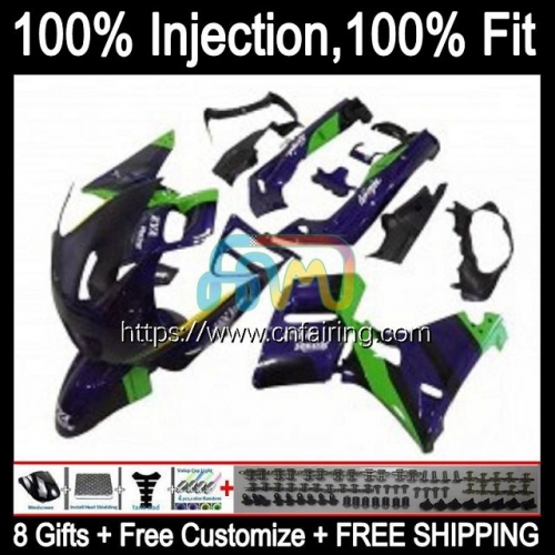 OEM Injection mold For KAWASAKI NINJA ZZR400 2000 2001 2002 2003 2004 Green Purple 2005 2007 ZZR-400 ZZR 400 93 94 95 96 97 98 99 Fairing Kit 26HM.61