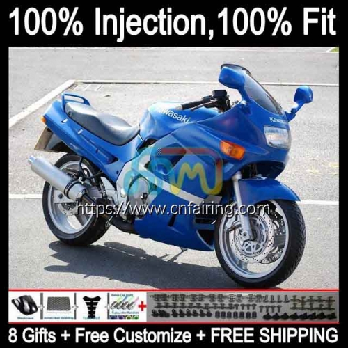 Injection mold Body For KAWASAKI NINJA ZZR-400 ZZR400 93 94 95 96 97 98 99 ZZR 400 2000 2001 2002 2003 2004 2005 2007 OEM Fairing Factory Blue 26HM.13