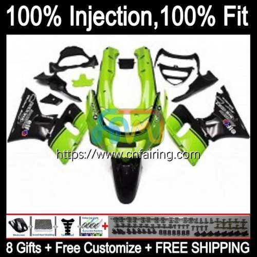 OEM Injection mold For KAWASAKI NINJA ZZR400 2000 2001 2002 Green black 2003 2004 2005 2007 ZZR-400 ZZR 400 93 94 95 96 97 98 99 Fairing Kit 26HM.66