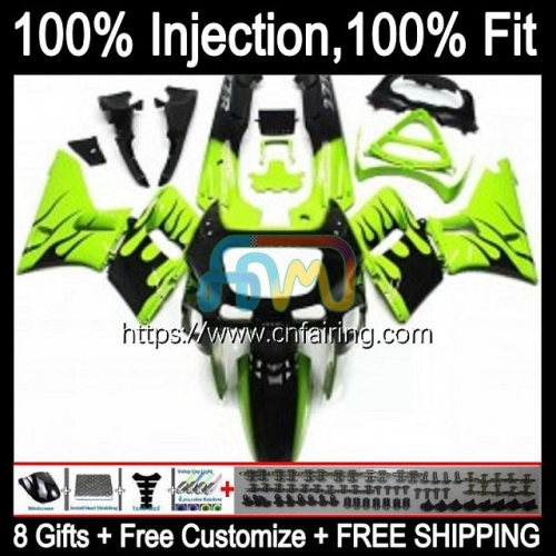 Injection mold Body For KAWASAKI NINJA ZZR400 1993 1994 1995 1996 1997 1998 1999 ZZR Black flames 400 ZZR-400 00 01 02 03 04 05 06 07 Fairing 27HM.69