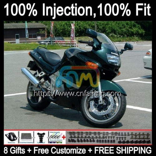 OEM Injection mold For KAWASAKI NINJA ZZR400 2000 2001 2002 2003 2004 2005 2007 ZZR-400 ZZR 400 93 94 95 96 Dark Green 97 98 99 Fairing Kit 26HM.103