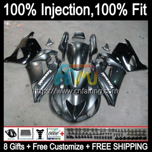 Injection OEM For KAWASAKI NINJA ZX-14R ZZR1400 ZX14R ZX 14 14R 12 13 14 15 16 17 ZZR 1400 2012 2013 2014 2015 Silvery Grey 2016 2017 Fairing 23HM.7