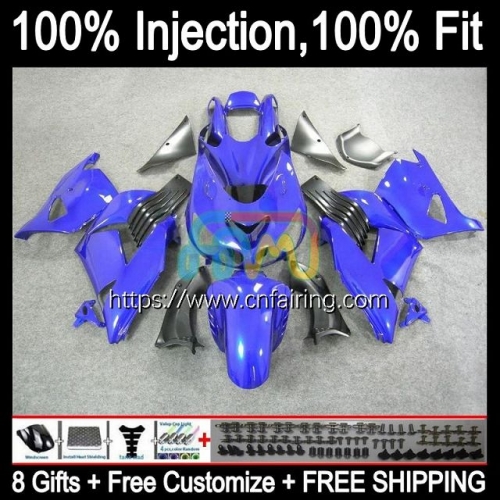 Injection For KAWASAKI NINJA ZZR 1400 ZX 14R 14 ZZR1400 Black blue ZX14R 06 07 08 09 10 11 ZX-14R 2006 2007 2008 2009 2010 2011 OEM Fairing 22HM.24