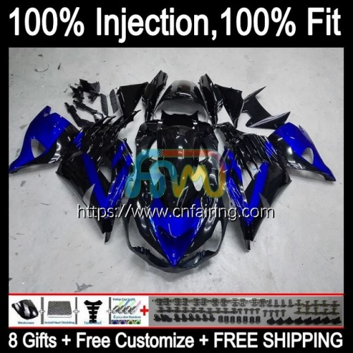 Injection For KAWASAKI NINJA ZZR 1400 ZX 14R 14 ZZR1400 ZX14R 06 07 08 09 10 11 ZX-14R 2006 2007 Blue black 2008 2009 2010 2011 OEM Fairing 22HM.16