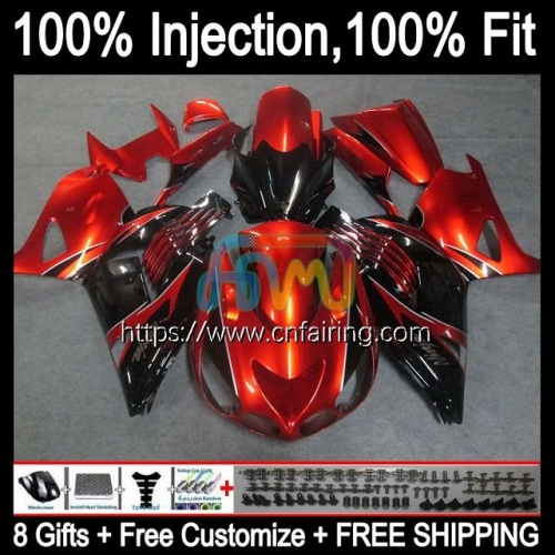 Injection OEM For KAWASAKI NINJA ZX-14R Black Orange ZZR1400 ZX14R ZX 14 14R 12 13 14 15 16 17 ZZR 1400 2012 2013 2014 2015 2016 2017 Fairing 23HM.4