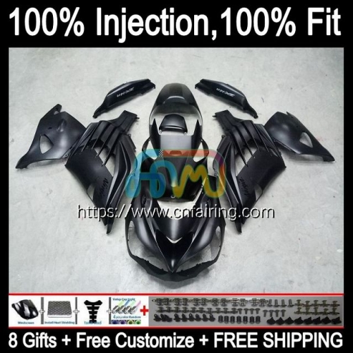 Injection OEM For KAWASAKI NINJA ZX-14R ZZR1400 2006 2007 2008 2009 2010 2011 ZX14R ZZR 1400 ZX 14 14R 06 07 08 09 10 11 Fairing 22HM.33 Matte black