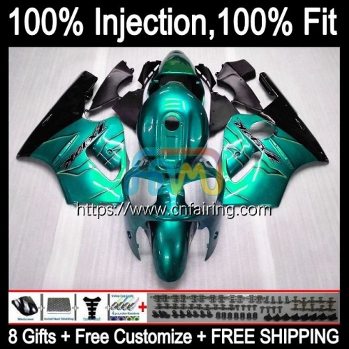 Injection mold Body For KAWASAKI NINJA ZX 1200CC CC 1200 Glossy Cyan 12R 2002 2003 2004 2005 2006 ZX-12R ZX12R ZX1200 02 03 04 05 06 Fairing 21HM.66