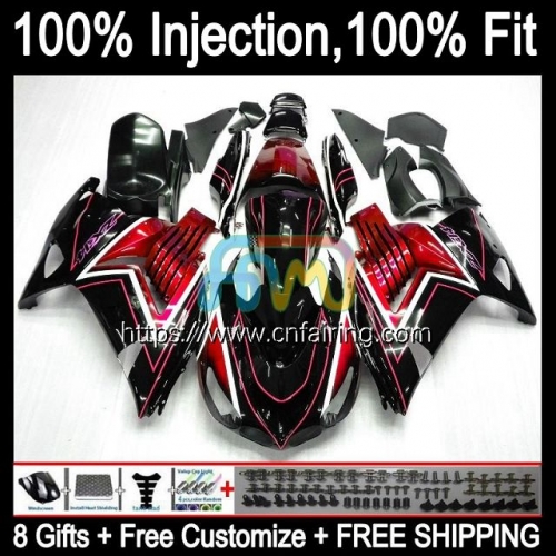 Injection OEM For KAWASAKI NINJA ZX-14R ZZR1400 2006 2007 2008 2009 2010 2011 ZX14R ZZR 1400 ZX 14 14R 06 07 Hot Red new 08 09 10 11 Fairing 22HM.58