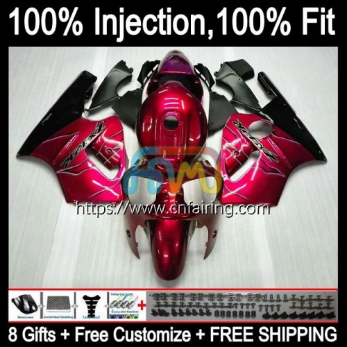 Injection mold Body For KAWASAKI NINJA ZX 1200CC CC 1200 12R 2002 2003 2004 2005 2006 Stock Red ZX-12R ZX12R ZX1200 02 03 04 05 06 Fairing 21HM.71