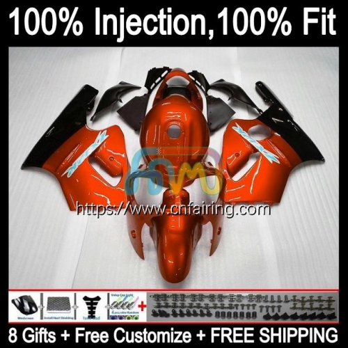 OEM Injection mold For KAWASAKI NINJA ZX 1200 12R 1200CC ZX1200 C 2000 2001 Body ZX-12R ZX12R ZX 12 R 1200 CC 00 Metal Orange 01 Fairing Kit 20HM.81