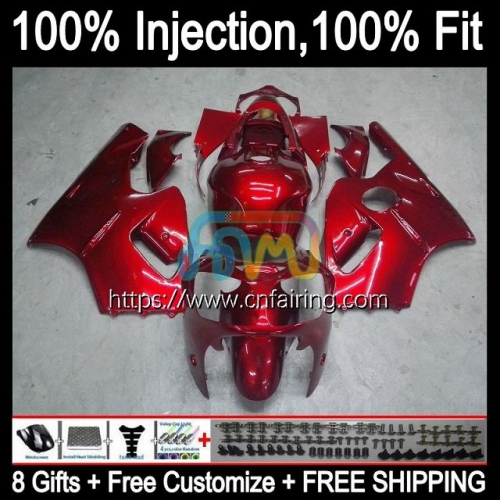 Injection mold Body For KAWASAKI NINJA ZX 1200CC Metallic Red CC 1200 12R 2002 2003 2004 2005 2006 ZX-12R ZX12R ZX1200 02 03 04 05 06 Fairing 21HM.53