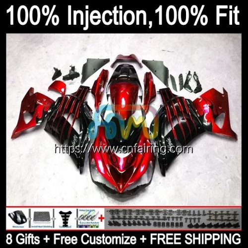 Injection For KAWASAKI NINJA ZX14R ZZR 1400 2012 2013 2014 2015 2016 2017 Stock Red ZX 14 14R ZX-14R ZZR1400 12 13 14 15 16 17 OEM Fairing 23HM.89