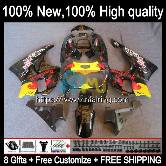Body Kit For HONDA CBR 893RR 900RR 893 900 CC RR CBR900 CBR893 Black ...