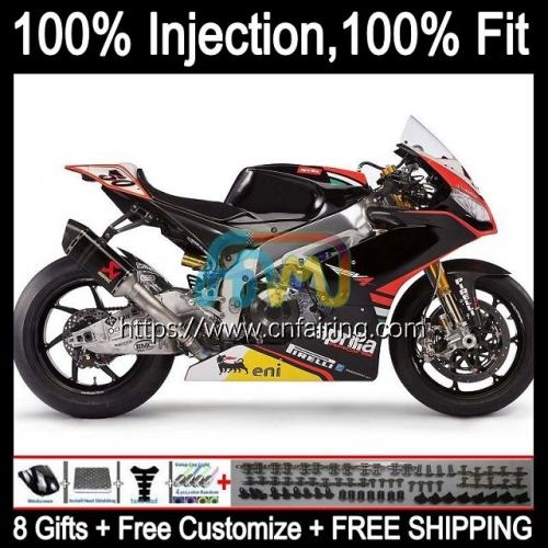 Injection mold Bodys For Aprilia RS-125 RS4 RS125R Yellow black RSV125 RS125 12 13 14 15 16 Bodywork RS 125 2012 2013 2014 2015 2016 Fairings 16HM.17