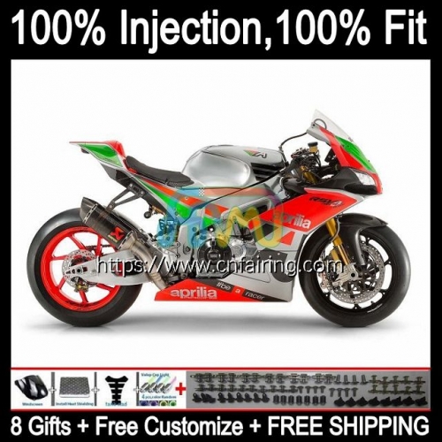 Injection mold Bodys For Aprilia RS-125 RS4 RS125R RSV125 RS125 12 13 14 15 Red Silver 16 Bodywork RS 125 2012 2013 2014 2015 2016 Fairings 16HM.18