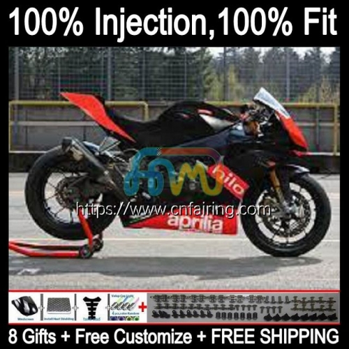 Injection mold Body For Aprilia RS125R RSV125 RS4 2012 2013 2014 2015 2016 Bodyworks RS-125 Black red new RS 125 RS125 12 13 14 15 16 Fairing 16HM.74