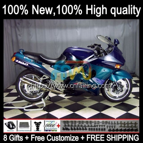 Body For KAWASAKI NINJA ZX11R ZZR1100 ZX-11R ZZR 1100 CC ZX11 R ZZR-1100 ZX-11 Blue purple R 90 91 92 93 94 95 ZX 11R 1990 1991 1992 Fairing 17HM.39