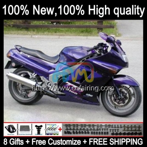 ZX-11R For KAWASAKI NINJA ZX11R ZZR1100 ZZR 1100 ZX-11 96 97 Blue Purple 98 99 00 01 ZX 11R 1993 1995 1996 1997 1998 1999 2000 2001 Fairings 18HM.2