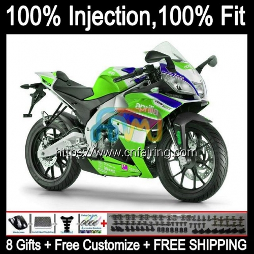 Injection mold Body For Aprilia RS125R RSV125 RS4 2012 2013 2014 2015 Light Green 2016 Bodyworks RS-125 RS 125 RS125 12 13 14 15 16 Fairing 16HM.86