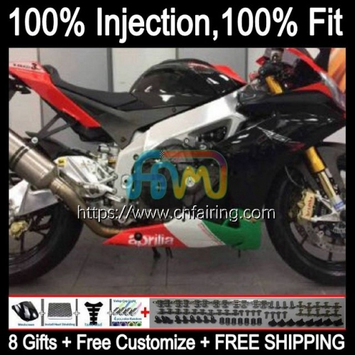 Injection mold Body For Aprilia RS125R RSV125 RS4 2012 2013 2014 2015 2016 Bodyworks RS-125 RS 125 Black red hot RS125 12 13 14 15 16 Fairing 16HM.72