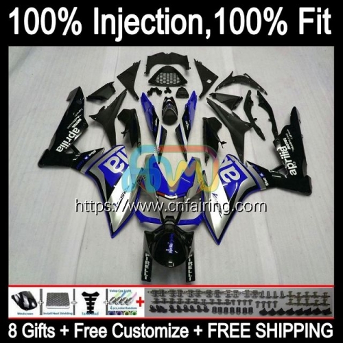 Injection mold Body For Aprilia RS125R RSV125 RS4 2012 2013 2014 2015 2016 Bodyworks RS-125 RS 125 RS125 12 13 14 15 16 Fairing Blue black 16HM.104