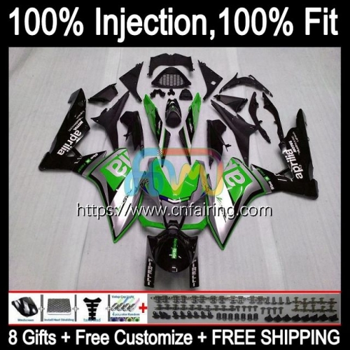 Injection mold Body For Aprilia RS125R RSV125 RS4 2012 2013 2014 2015 2016 Bodyworks RS-125 RS 125 RS125 12 13 Green black 14 15 16 Fairing 16HM.102