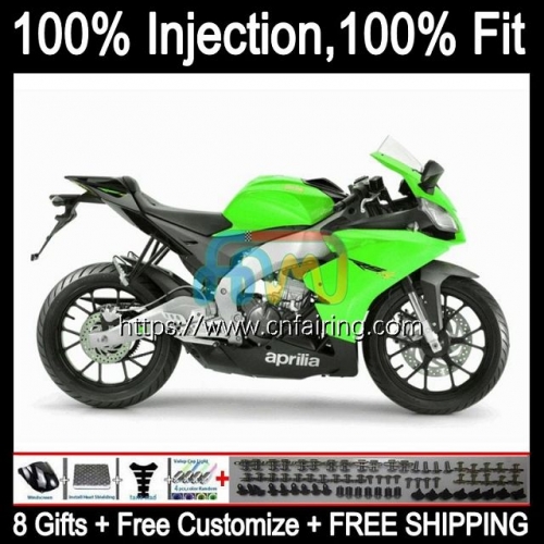 Injection mold Body For Aprilia RS125R RSV125 Green black RS4 2012 2013 2014 2015 2016 Bodyworks RS-125 RS 125 RS125 12 13 14 15 16 Fairing 16HM.78