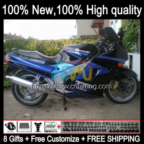 Body For KAWASAKI NINJA ZX11R ZZR1100 ZX-11R ZZR 1100 CC ZX11 R ZZR-1100 Factory Blue ZX-11 R 90 91 92 93 94 95 ZX 11R 1990 1991 1992 Fairing 17HM.8