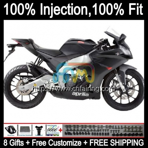 Injection mold Bodys For Aprilia RS-125 RS4 RS125R RSV125 RS125 12 13 14 Matte Black 15 16 Bodywork RS 125 2012 2013 2014 2015 2016 Fairings 16HM.48